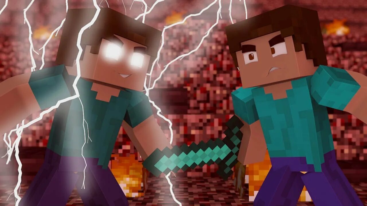 Энтити 303 rainimator. Беливер майнкрафт. Песнимайкраф. Злой херобрин. Minecraft hacker song vs herobrine.