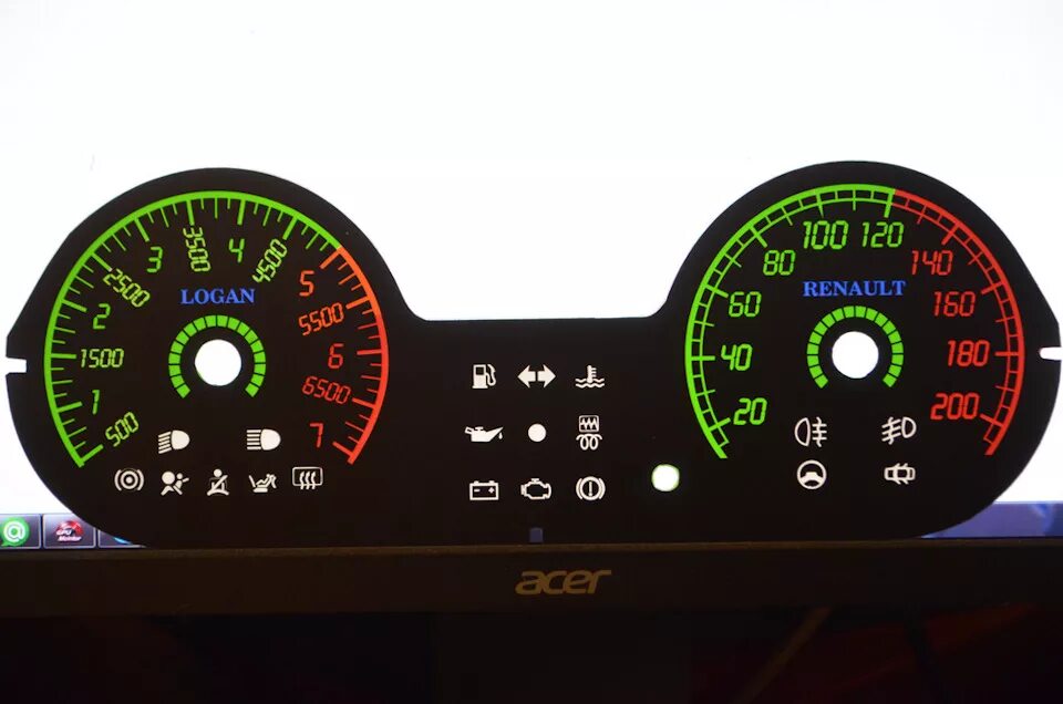Приборная панель рено логан 1 купить тюнинг Новая приборка с БК на Рено GAMMA GF 890  на DRIVE2