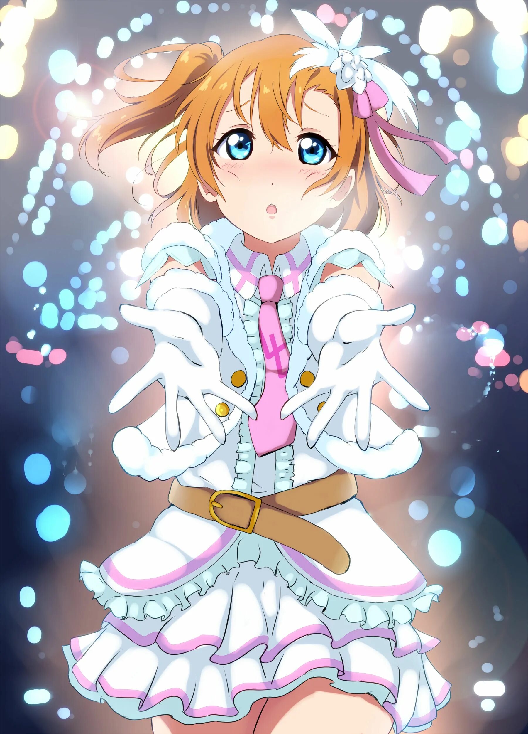 Хонока яндлерелла. Love live honoka. Хонока косака арт. Хонока косака кадры. Хонока мацубара.