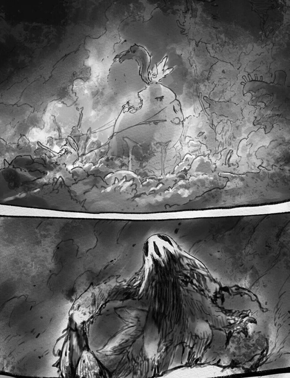 Созданный в бездне 2 читать. Made in abyss 9 том. made in abyss 60 глава. made in abyss берафу. созданный в бездне манга 61 глава.