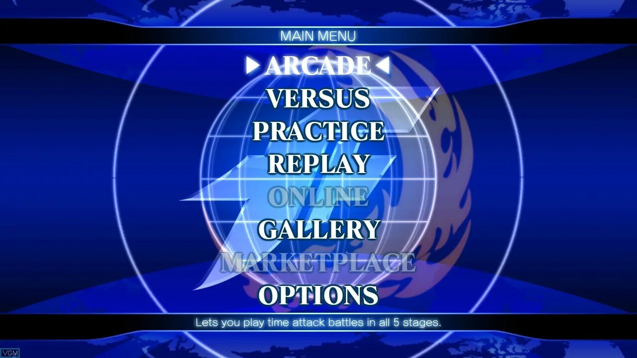 Function main menu. Function main menu