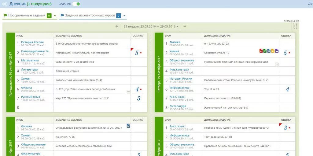 Электронный журнал новочебоксарск. Задания из электронных курсов. Электронный дневник. Электронный журнал. Просроченные задания в электронном дневнике что это.