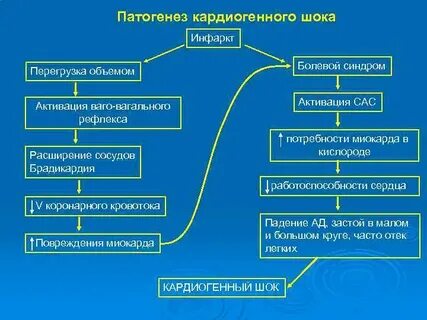 Шок при инфаркте миокарда