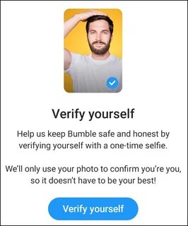 How to verify your photo on Bumble.