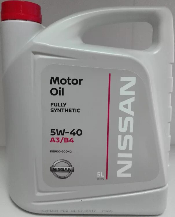 Какое масло ниссан 5w40. Nissan Motor Oil 5w40. Масло моторное Ниссан 5w40 синтетика артикул. Nissan 5w40 5л.. Nissan Motor Oil 5w-40, 5л.