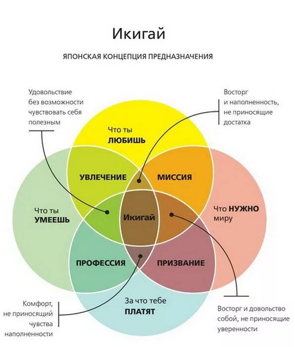 Жизненное предназначение по японски. Икигай. Концепция Икигай. Японская философия Икигай. Японское понятие Икигай.