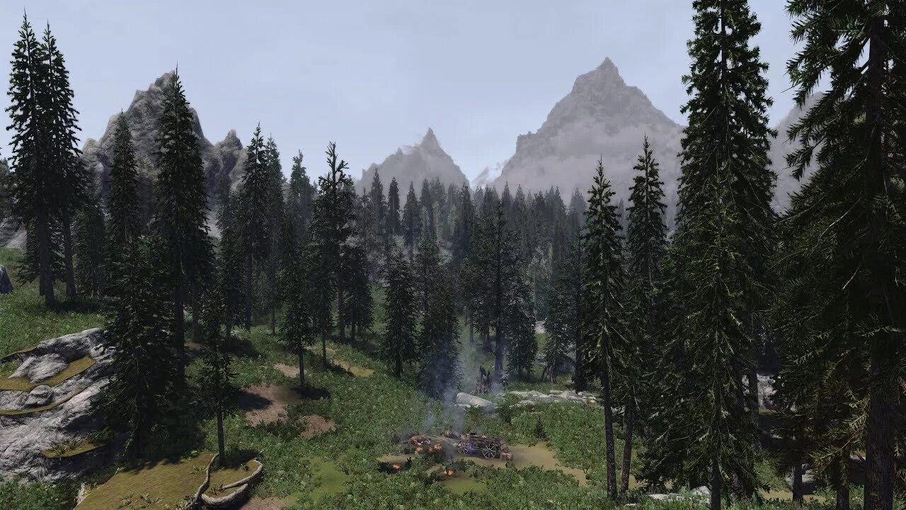 Скайрим Ле 3d Trees and Plants. Skyrim DYNDOLOD. Skyrim 3d. Skyrim lod Mod.