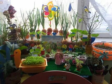Огород в ясельной группе