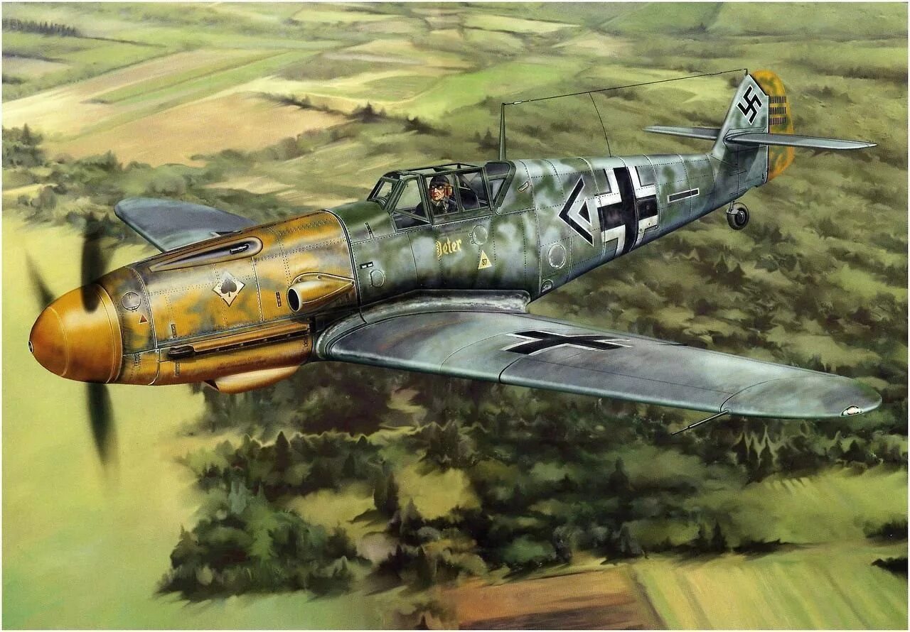 Немецкий самолет танк. Мессершмитт БФ 109. Самолет Messerschmitt bf.109. Истребитель Мессершмидт bf 109. Messerschmitt bf.109 f-2.