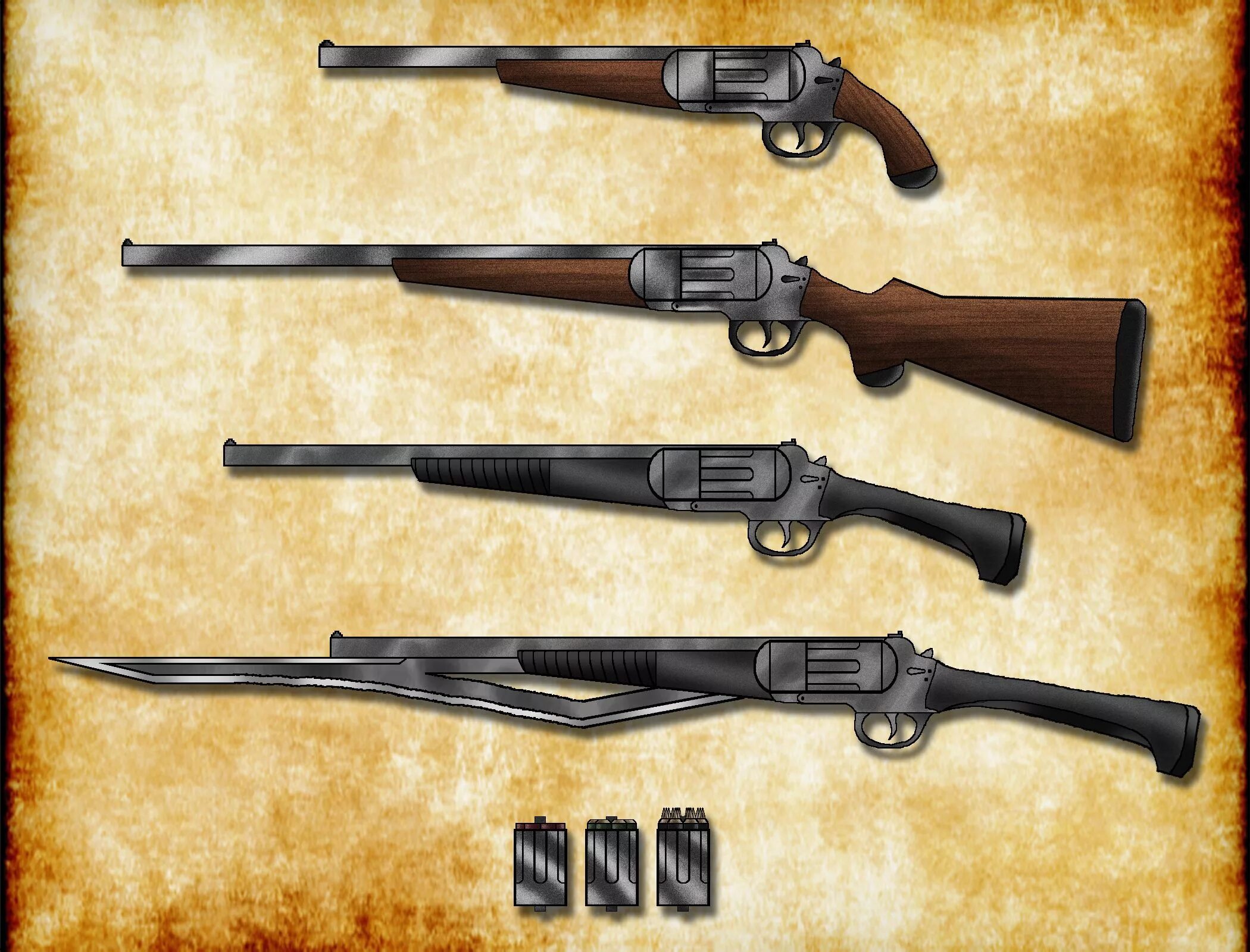 Винтовка gewehr 88. Снайперская винтовка рефы. Double barrel shotgun двустволка. Штурмовая винтовка референс. Лоу поли пистолет вид сбоку.