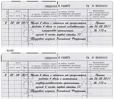 Увольнение при реорганизации