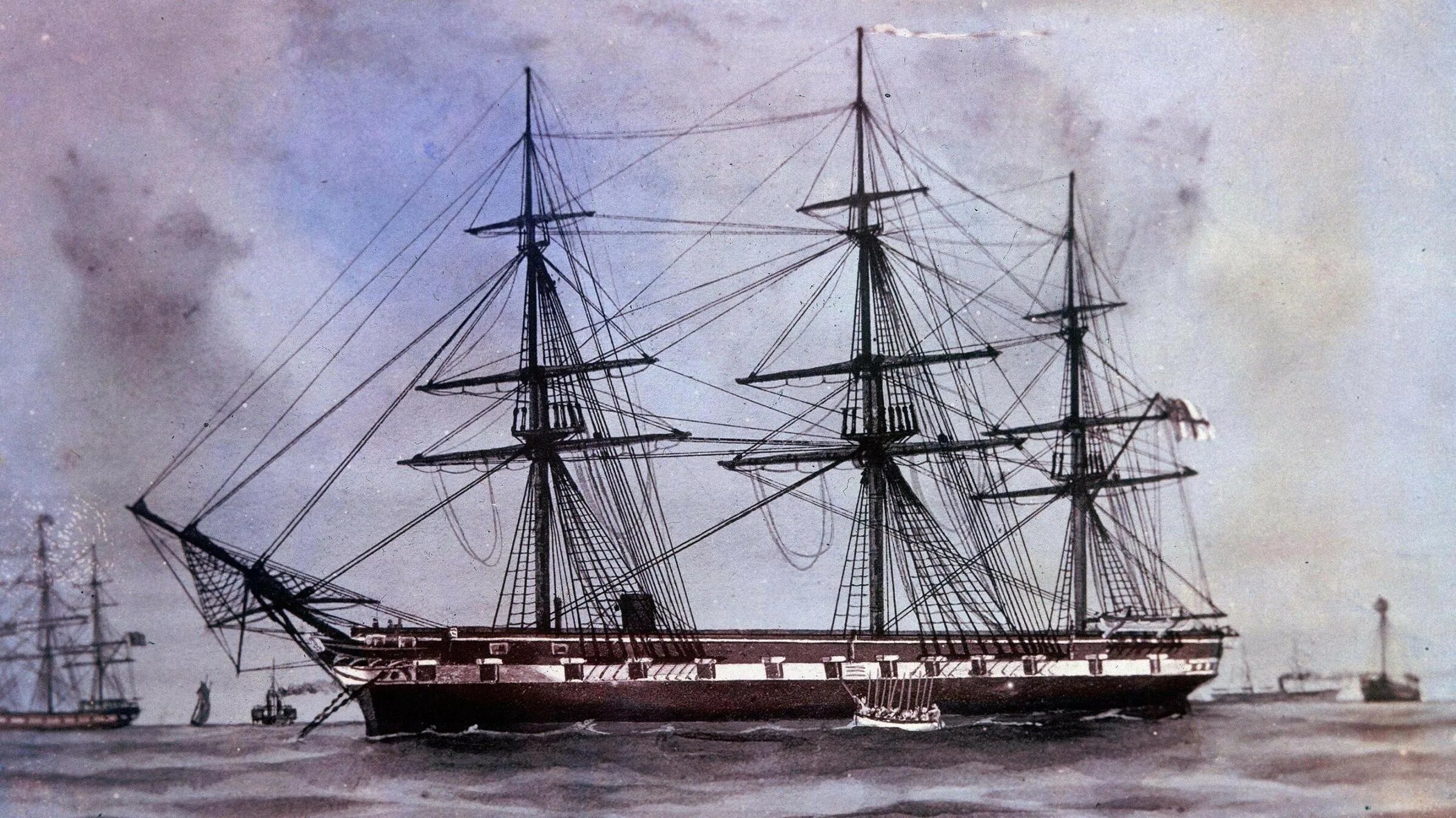 Научное судно челленджер какой океан. Экспедиция Челленджер 1872-1876. Парусный Корвет Челленджер. Парусно-паровой Корвет Челленджер. HMS Challenger 1858.