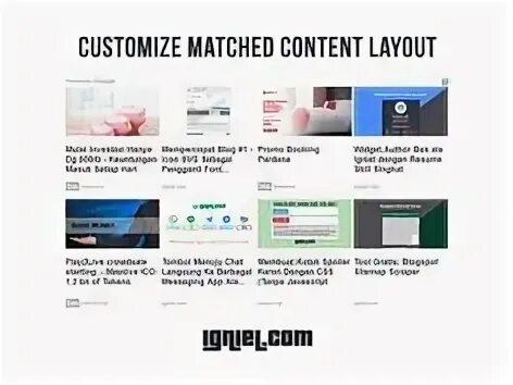 Matched content