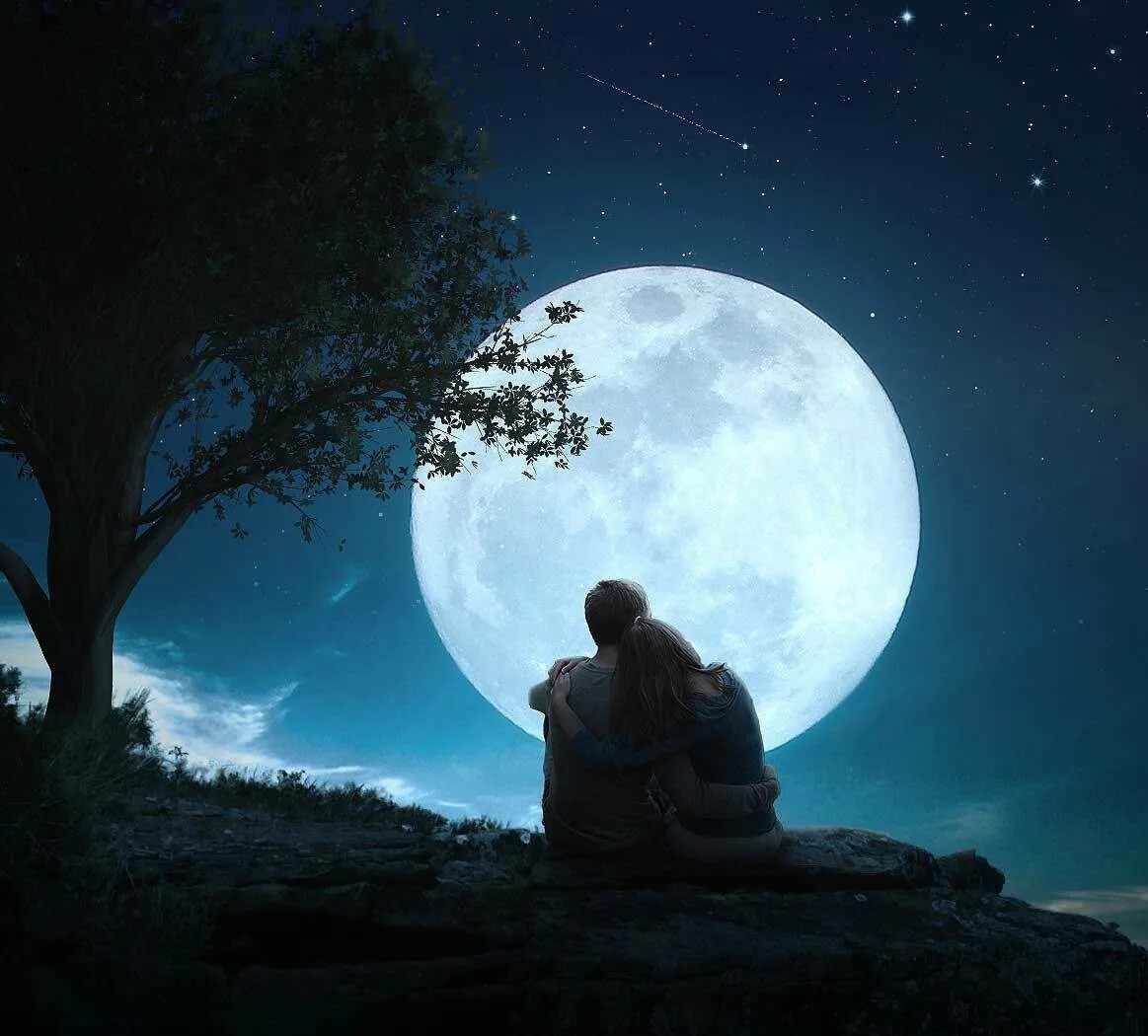 Meet me in the moonlight. Луна и влюбленные. Парень и девушка на Луне. Лунная ночь. Ночь Луна парень.