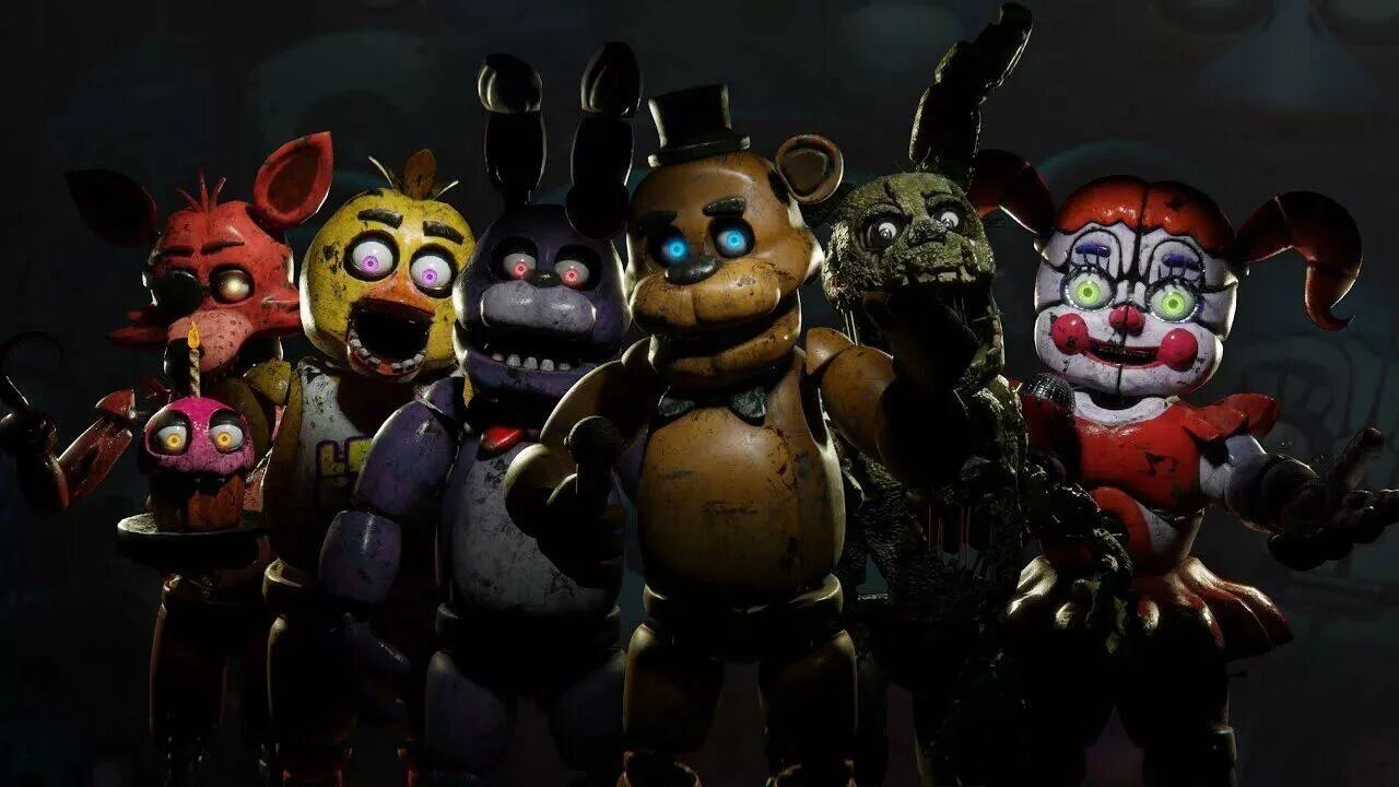 Five nights at genshin impact. Аниматроники 5 ночей с фредди. Аниматроники бонни. Пять ночей с рейчел. Страшная игра мишка фредди.