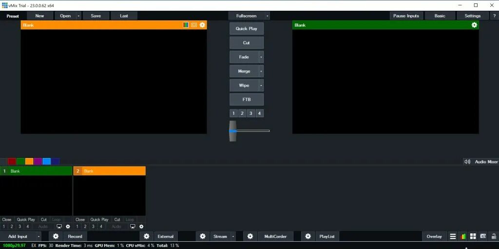 Стрим приложение. Vmix интерфейс. программа vmix. программы для стриминга.