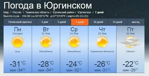 Погода в юрге ноябрь