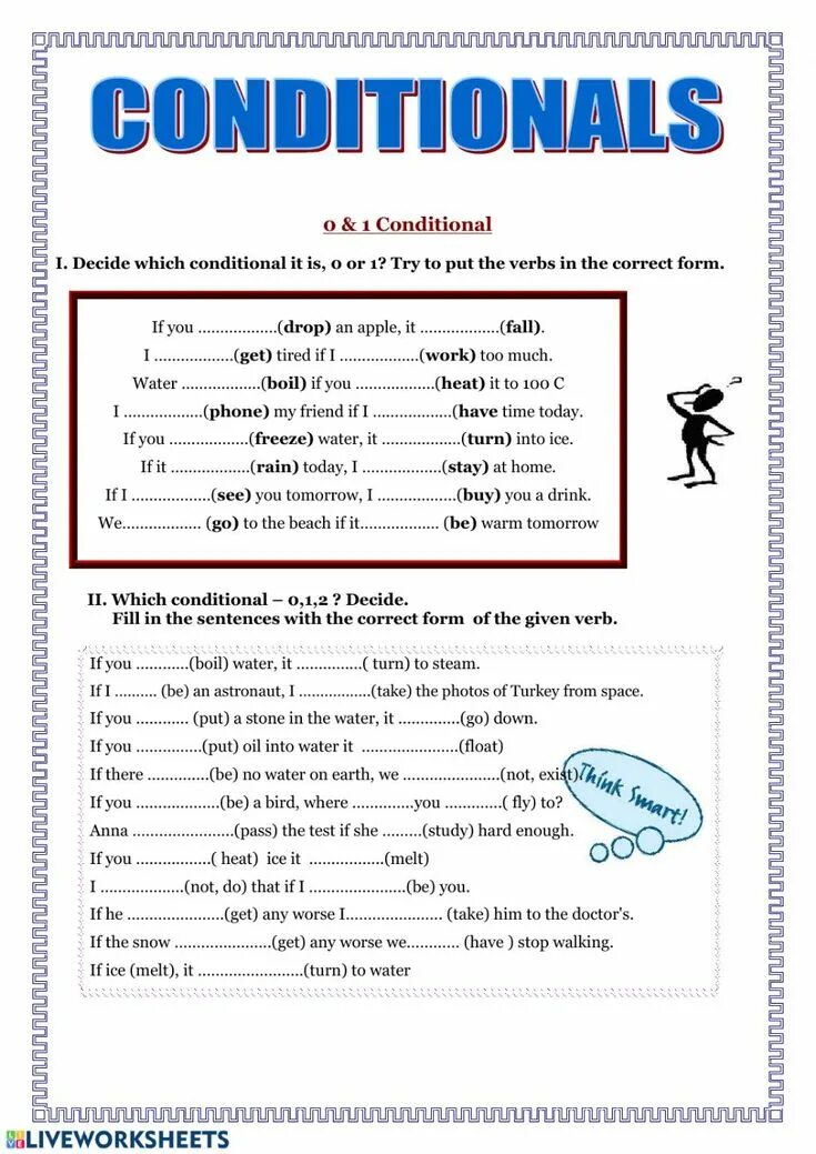 Conditionals 1 2 test. Conditional 0 1 упражнения Worksheets. Conditionals в английском exercises. Conditionals в английском Worksheets. Условные предложения Worksheets.