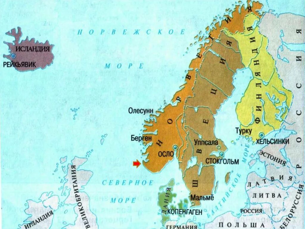 Окружающий мир тема на севере европы. Швеция Норвегия Финляндия полуостров. Скандинавский полуостров карта политическая карта. Политическая карта скандинавского полуострова.