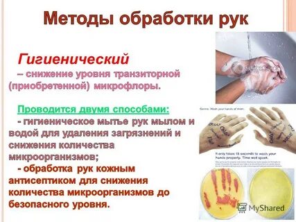 Обработка на гигиеническом уровне алгоритм