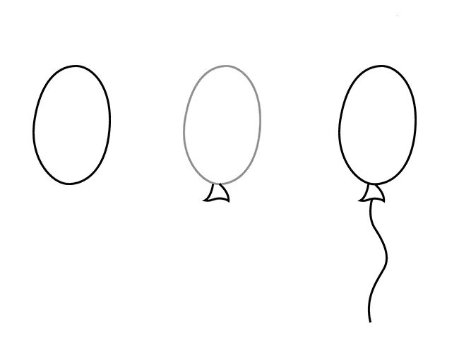 Конспект воздушного шарика. Рисование воздушными шариками. Шары для рисования. Поэтапное рисование шарика. Шарики карандашом.