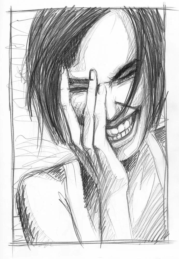 Рисовать смех. Смех карандашом. Рисунки СУМАСШЕДШИХ людей карандашом. Девушка смеется рисунок карандашом. Смеющееся лицо рисунок карандашом.