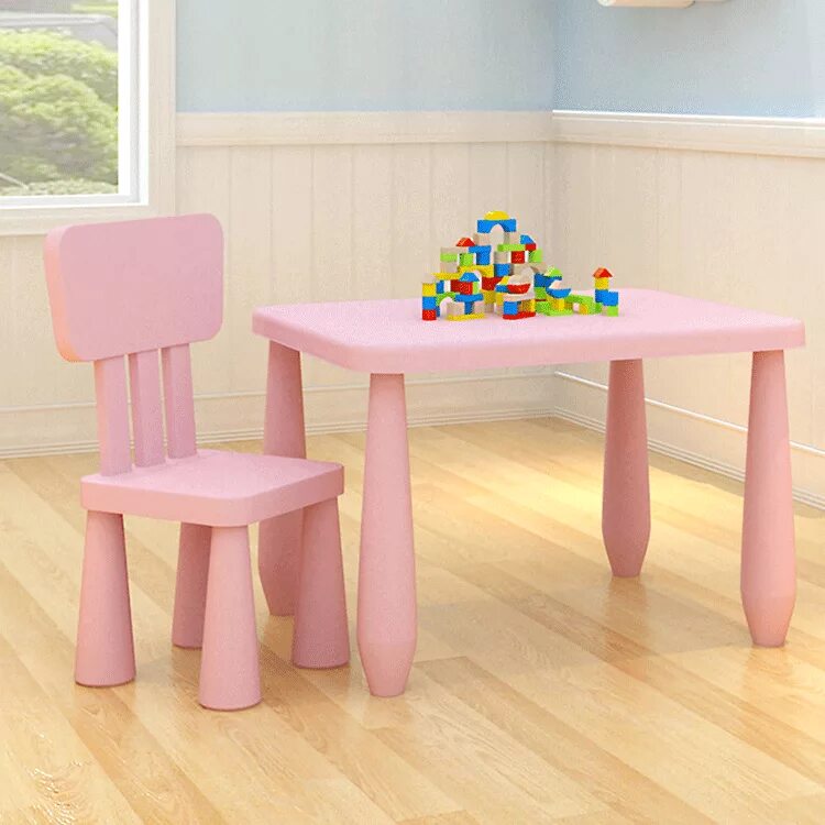 Детские столы спб. Стол детский икеа маммут. Маммут стол и стул детский. Столик и стульчик для малышей. Столик детский со стульчиками.