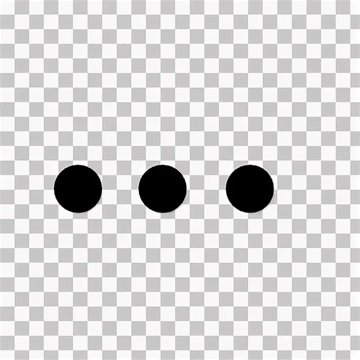 3 точки в ряд. Троеточие символ. троеточие без фона. три точки. иконка 3 точки.
