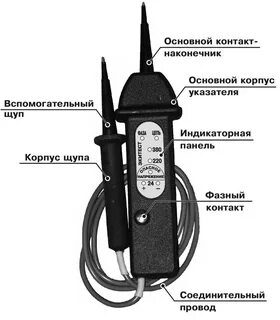 Работа с указателями напряжения