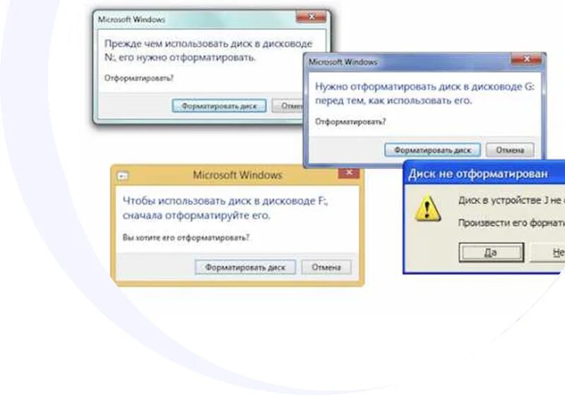 Как восстановить отформатированный жесткий. Отформатировать диск. Диск не отформатирован. Просит отформатировать флешку. Как восстановить отформатированный диск.