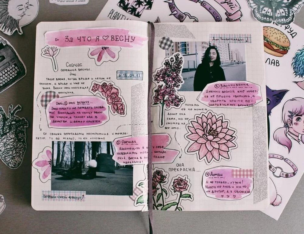 Как эстетично оформить дневник. Личный дневник развороты. красивые развороты в личном дневнике. идеи для личного дневника развороты. идеи для разворотов в личном дневнике.