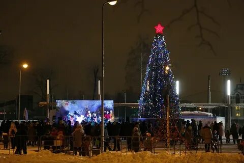 Открытие елок в казани