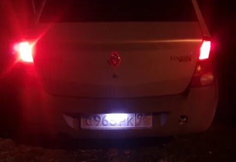 Заднее освещение логан