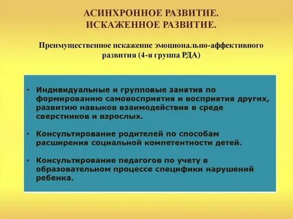 Искаженное развитие