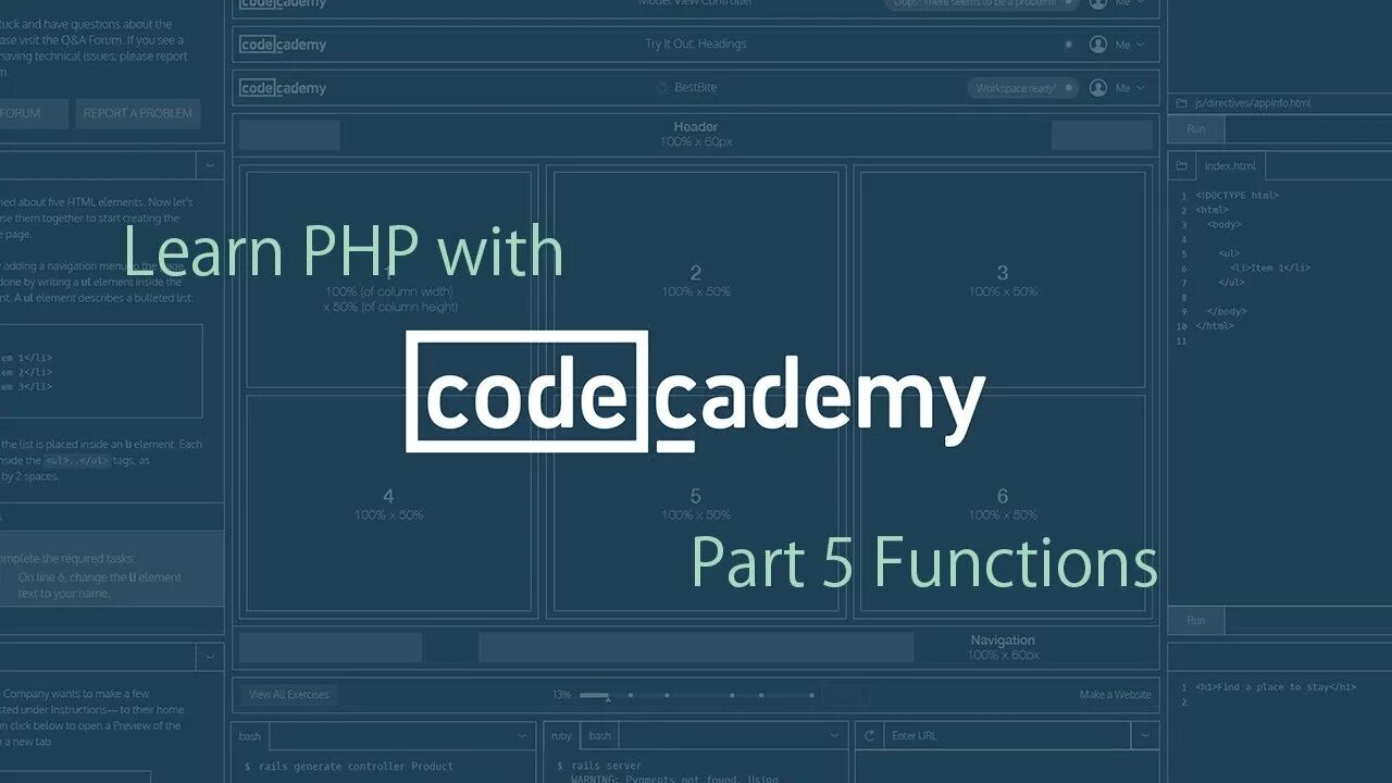 Php header html