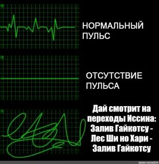 Отсутствие пульса признак
