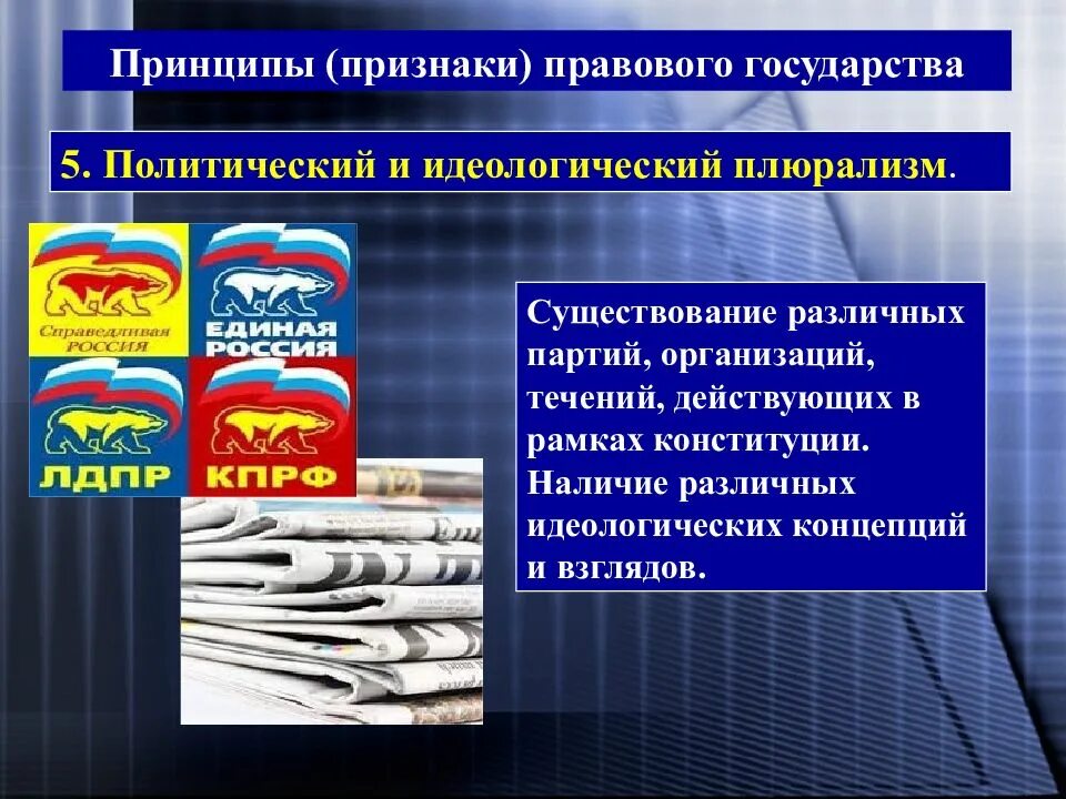 4 идеологический и политический плюрализм. Принципы политического и идеологического плюрализма в россии.. принцип политического плюрализма. принцип политического идеологического плюрализма. признаки политического плюрализма.