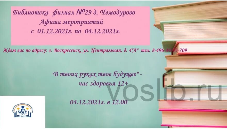 Жуковский мероприятия в библиотеке. ВК библиотека Чемодурово. Отзыв библиотеке за мероприятие.