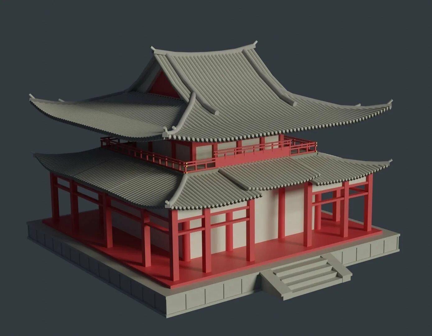 Китайские дома купить. Японская пагода 3d модель. Японский домик 3д модель ерштпшмукы. Китайский храм изометрия. Японский храм архитектура референсы.