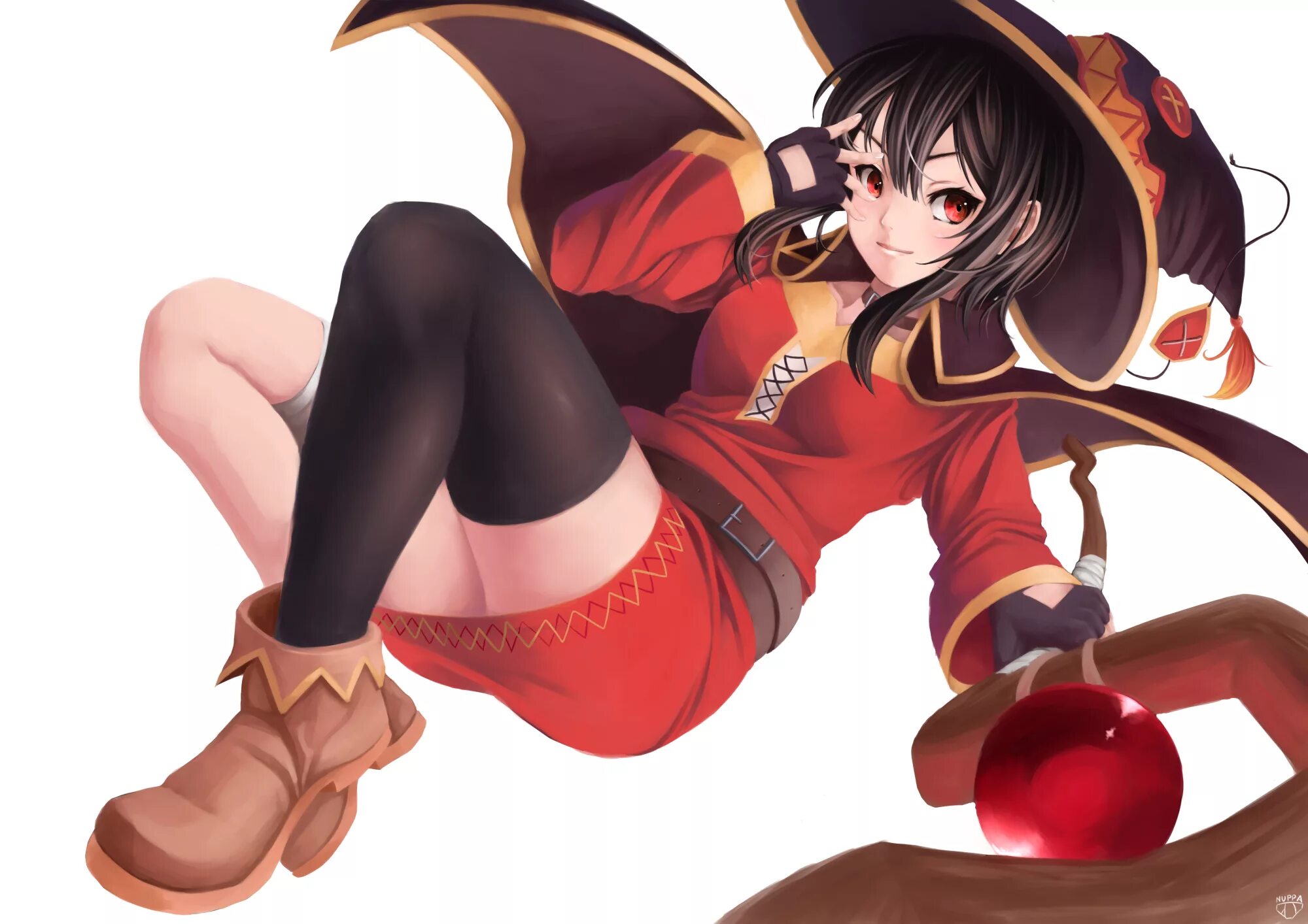 Konosuba gods blessing on this wonderful world. Коносуба демоница. Коносуба картинки на рабочий стол. Megumin Wallpaper 1920x1080.