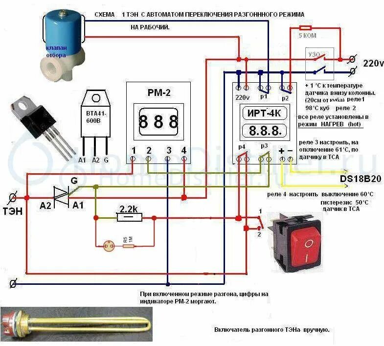 Автоматика рм. Регулятор РМ-2 схема. Схема подключения РМ-2м. Ирт4к и рм2. Схема подключения. РМ-2м схема подключения терморегулятора.
