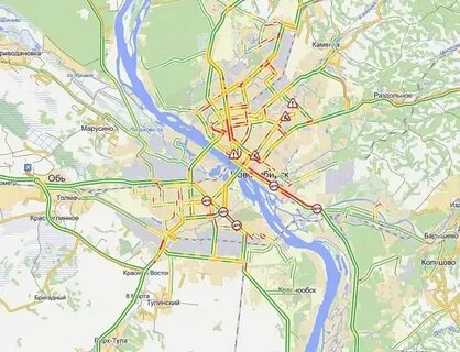Карта новосибирска сейчас