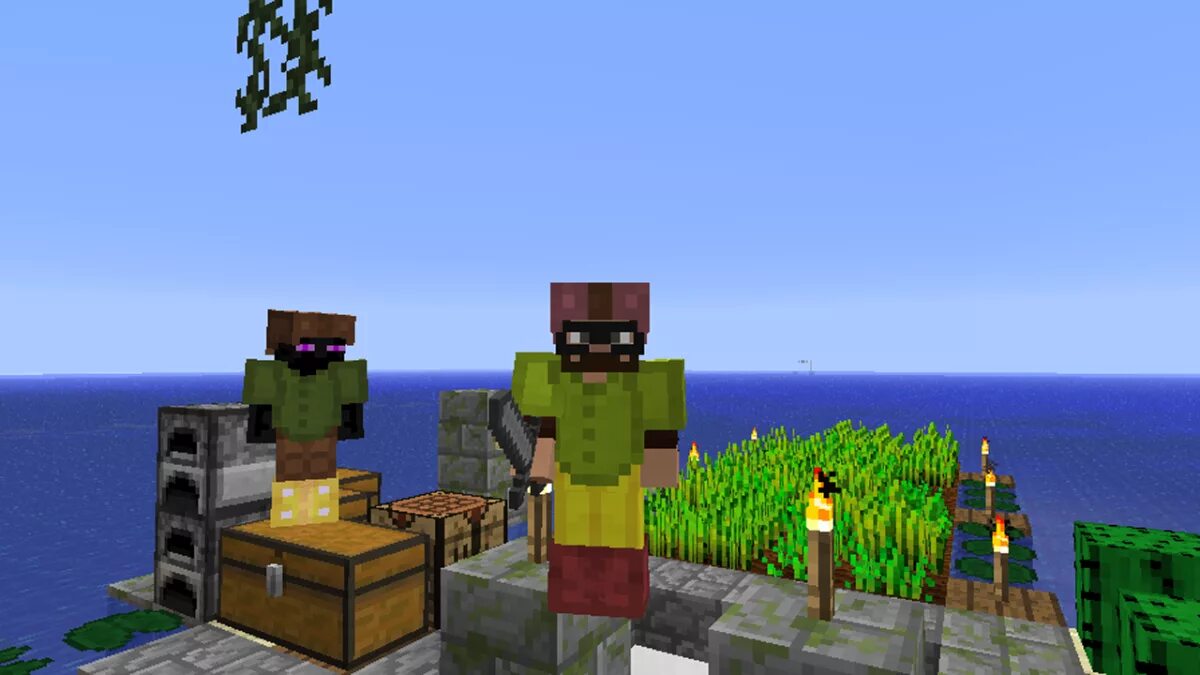 Minecraft через
