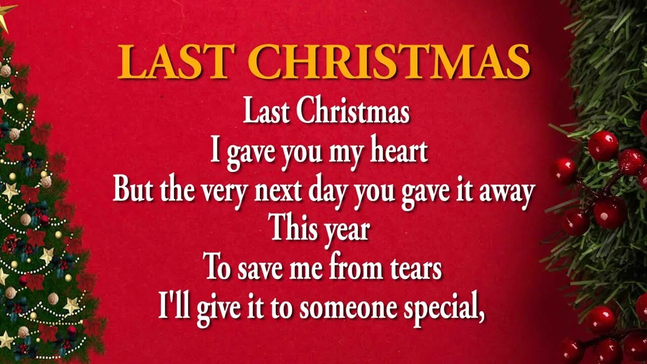 Май кристмас ласт кристмас. Last Christmas поздравление. Last Christmas открытки. Last Christmas Lyrics. Last Christmas надпись.