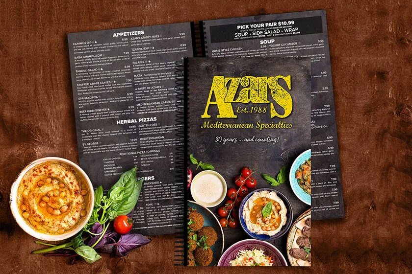 Odetari menu