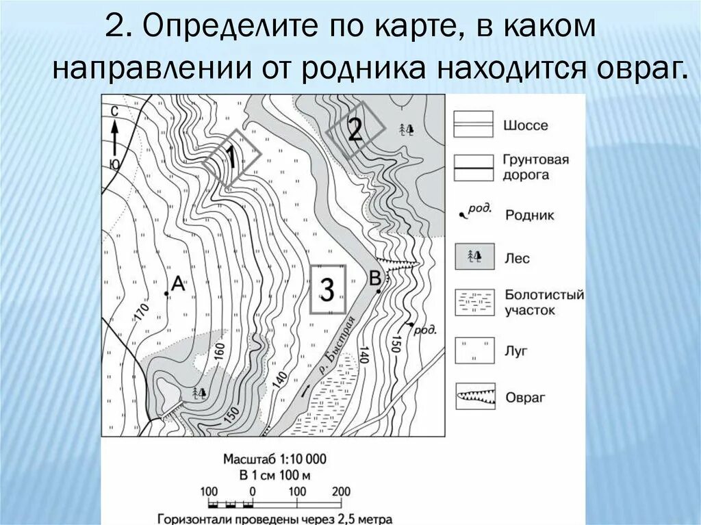 В каком направлении от родника находится мост. Определите направление по карте. Определение направлений на карте. В каком направлении от. Как определить направление по карте.