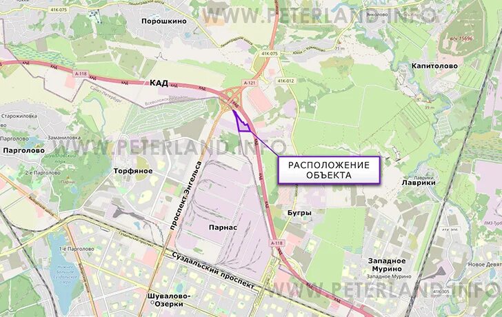 участки парнас