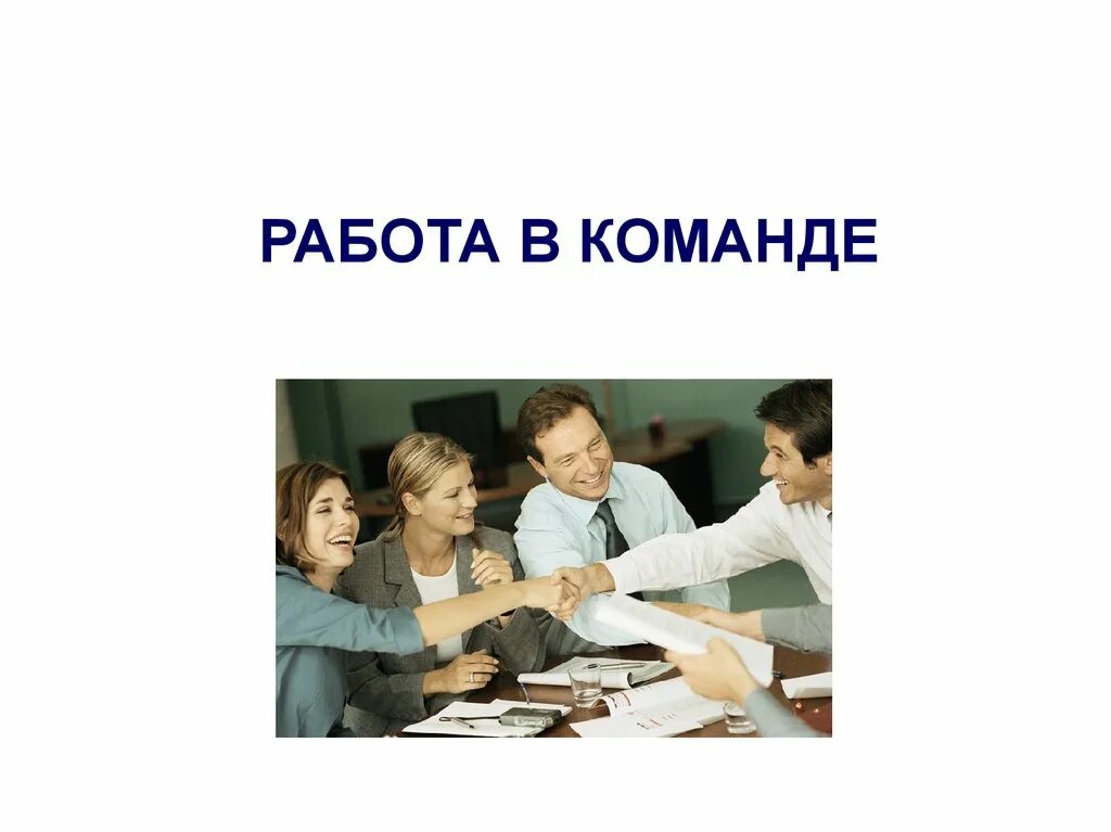 Презентация работы команды