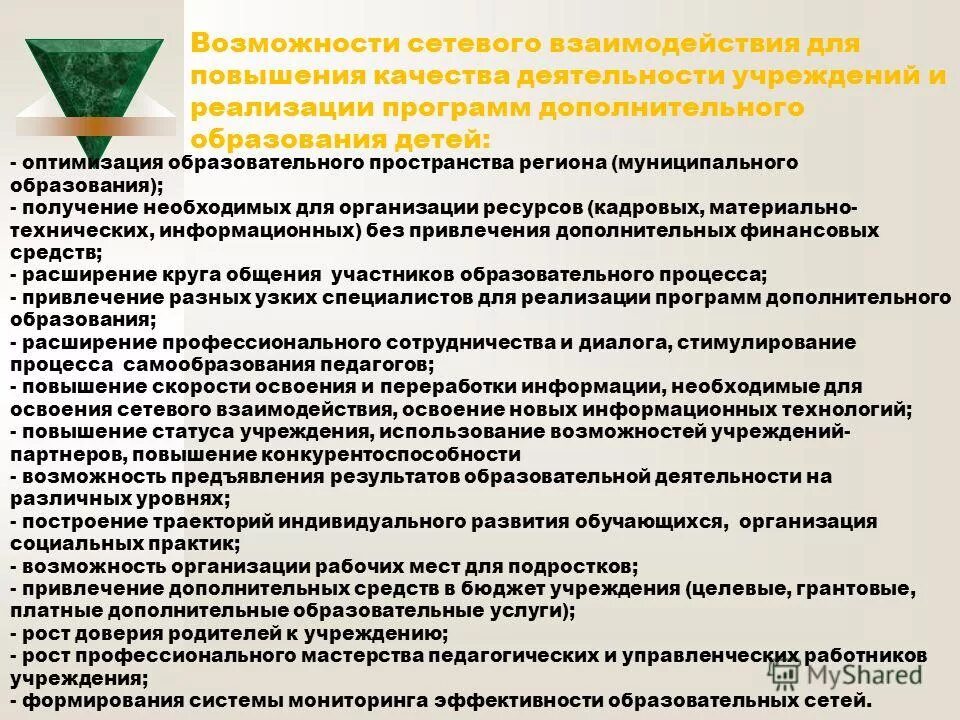 Рекомендации по организации дополнительного образования. Возможности дополнительного образования. Способ организации сетевого взаимодействия. Организации реализующие программы дополнительного образования. План сетевого взаимодействия.