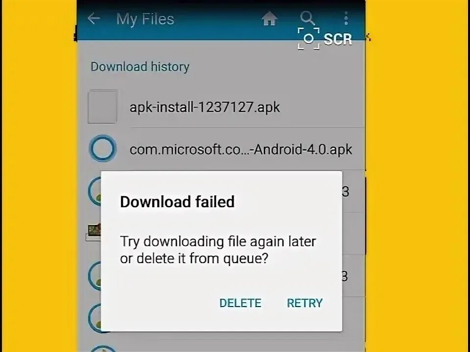 Downloading files. Download failed. Как по английски будет download failed. Try failed перевод